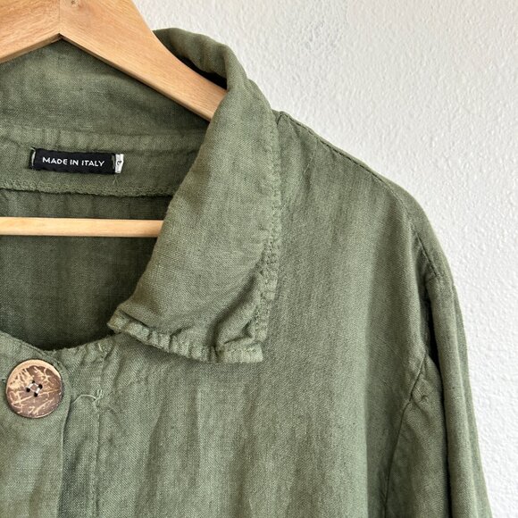 100% Linen Swing Jacket - Picture 2 of 13